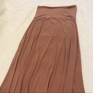 LulaRoe Blush Maxi Skirt Small